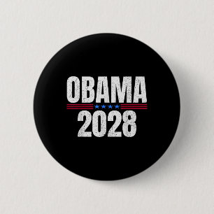 Chapa Redonda De 5 Cm Barack Obama para el presidente 2028 Obama 2028