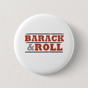 Chapa Redonda De 5 Cm Barack y rollo