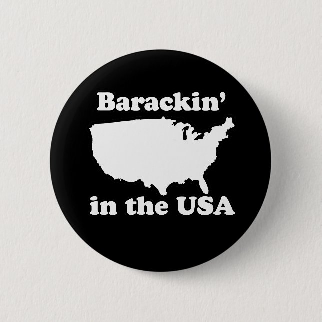 CHAPA REDONDA DE 5 CM BARACKIN' USA (Anverso)