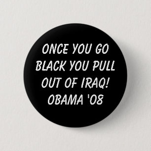 Chapa Redonda De 5 Cm Barak Obama