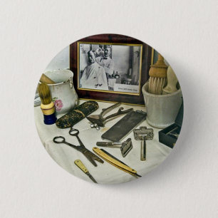 Chapa Redonda De 5 Cm Barber Shop