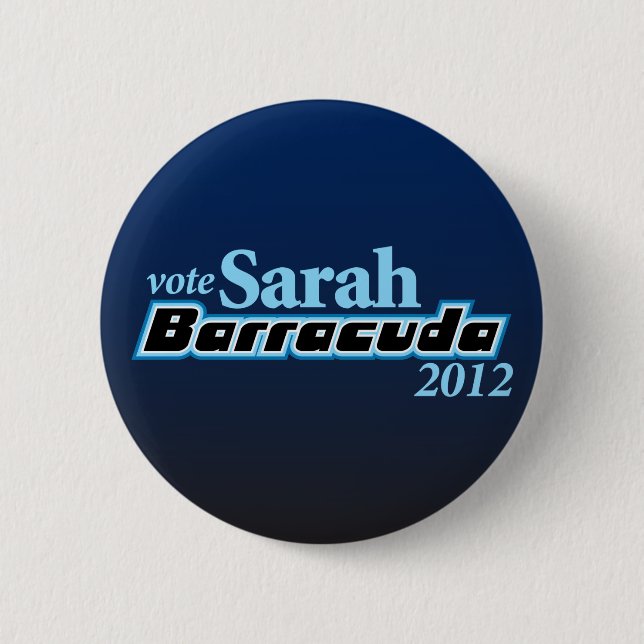 Chapa Redonda De 5 Cm Barracuda 2012 de Sarah (Anverso)