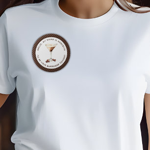 Chapa Redonda De 5 Cm Bartender Espresso Martini Cocktail