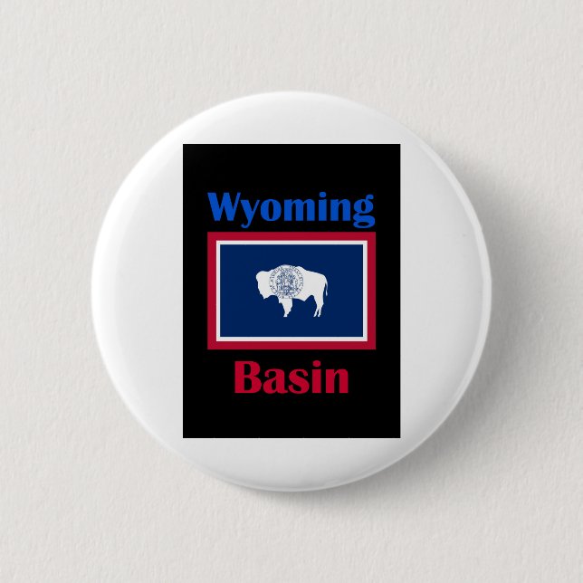 Chapa Redonda De 5 Cm Basin Wyoming (Anverso)