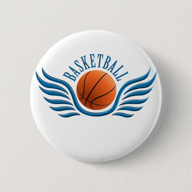 Chapa Redonda De 5 Cm basketball wings (Anverso)