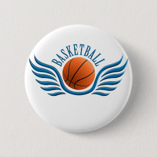 Chapa Redonda De 5 Cm basketball wings