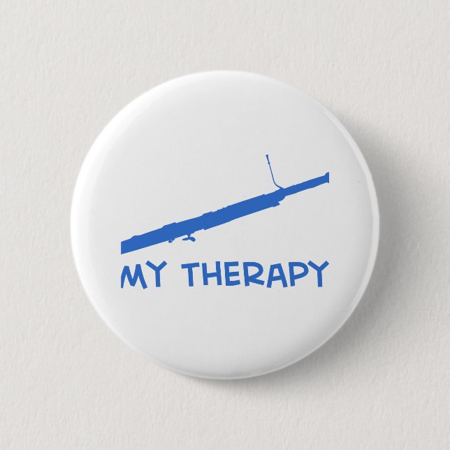 Chapa Redonda De 5 Cm Bassoon mi terapia (Anverso)