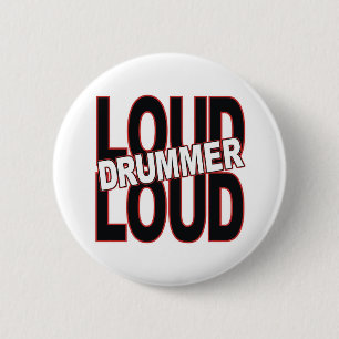 Chapa Redonda De 5 Cm Batería ruidoso