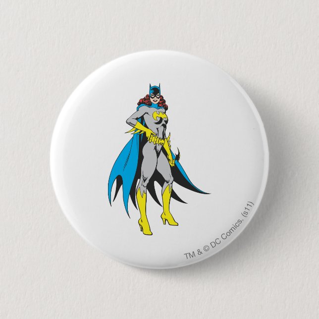 Chapa Redonda De 5 Cm Batgirl Poses (Anverso)