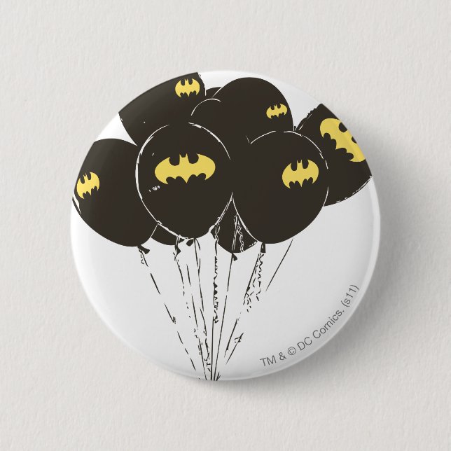 Chapa Redonda De 5 Cm Batman Balloons (Anverso)