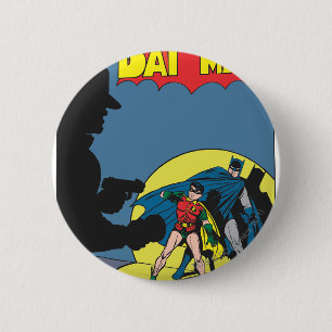 Chapa Redonda De 5 Cm Batman Comic - con Robin
