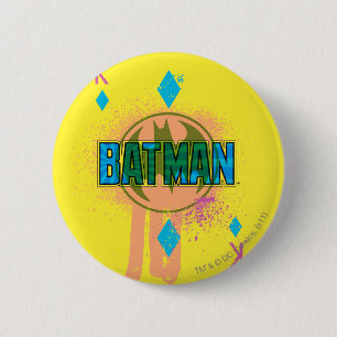 Chapa Redonda De 5 Cm Batman Rey de los Diamantes