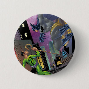 Chapa Redonda De 5 Cm Batman - Riddler