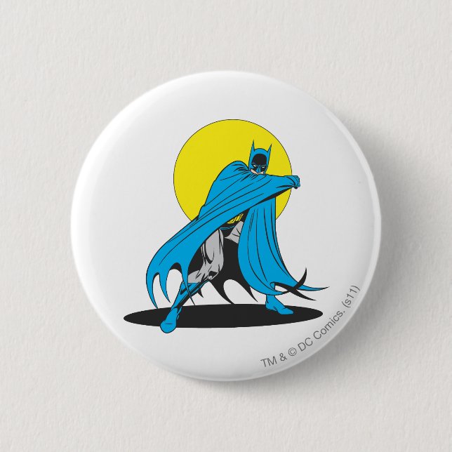 Chapa Redonda De 5 Cm Batman Shields (Anverso)