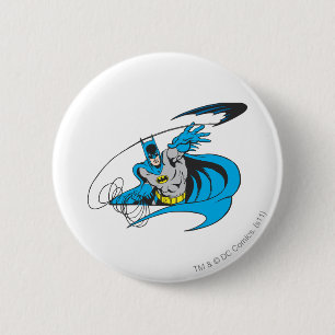 Chapa Redonda De 5 Cm Batman Throws Batarang 3