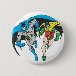 Chapa Redonda De 5 Cm Batman y Robin
