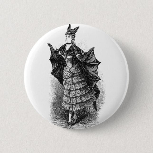 Chapa Redonda De 5 Cm Batwoman 1899 (Anverso)