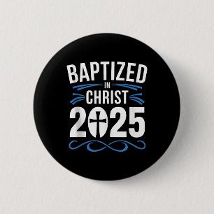 Chapa Redonda De 5 Cm Bautizado En Cristo 2025 Bautismo Católico Jesús