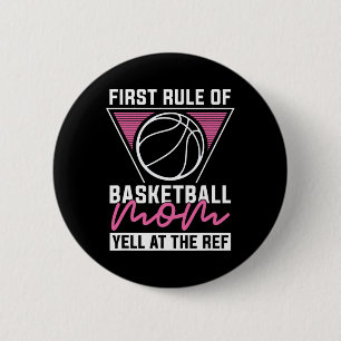 Chapa Redonda De 5 Cm Bball de la madre de Baller - Baloncesto del jugad
