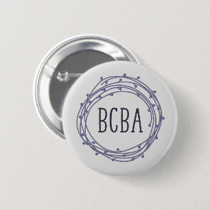 Chapa Redonda De 5 Cm BCBA, Analista de Comportamientos, BCBA
