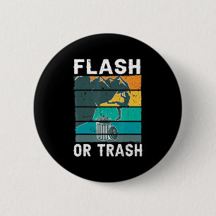 Chapa Redonda De 5 Cm Bd: El flash retro o la basura del rock de escalad