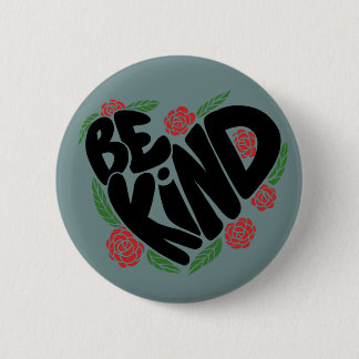 Chapa Redonda De 5 Cm Be Kind