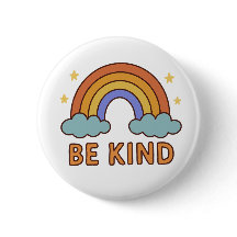 Be Kind Rainbow - Colorido diseño de citas positiv