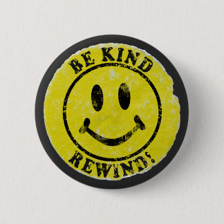 Chapa Redonda De 5 Cm Be Kind Rewind Retro Video Rental Pegatina