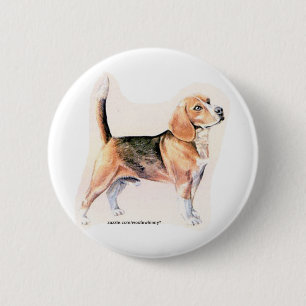 Chapa Redonda De 5 Cm Beagle