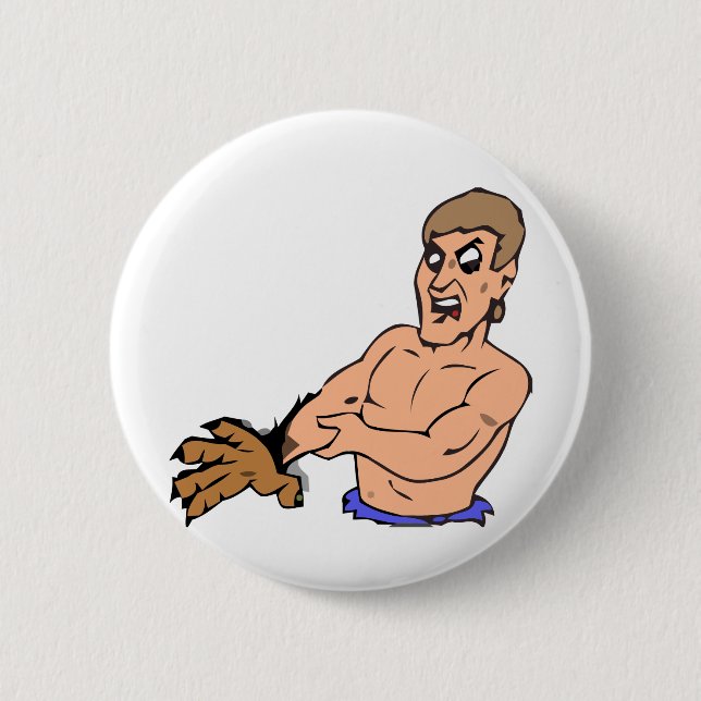 Chapa Redonda De 5 Cm Bearman experimental (Anverso)