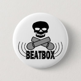 Chapa Redonda De 5 Cm Beatbox