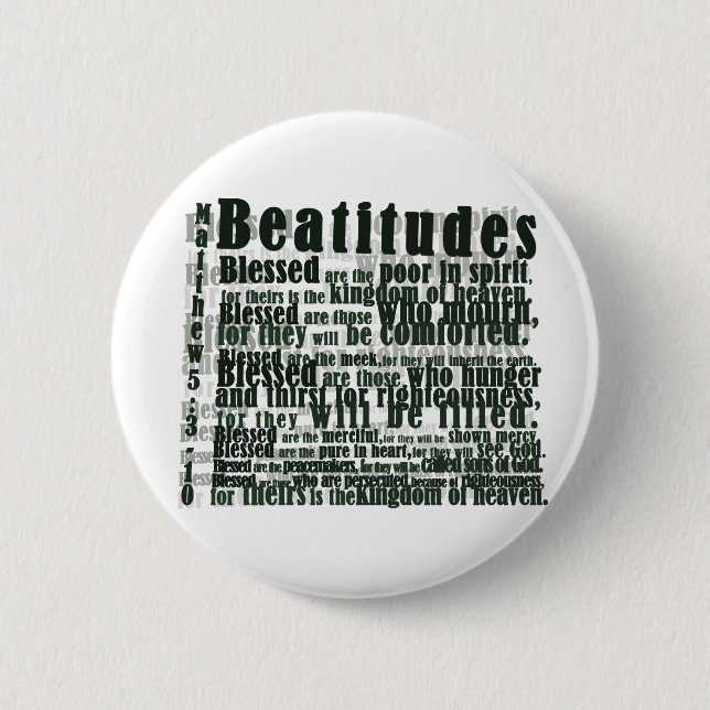 CHAPA REDONDA DE 5 CM BEATITUDES (Anverso)