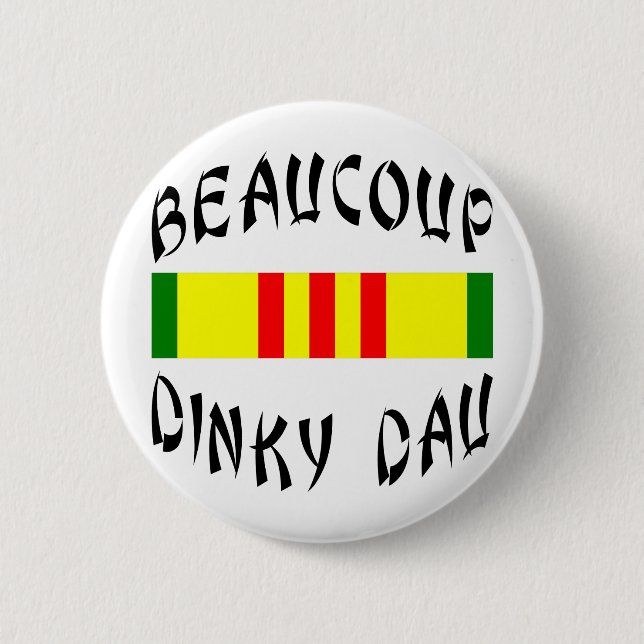 Chapa Redonda De 5 Cm Beaucoup Dinky Dau Vietnam (Anverso)