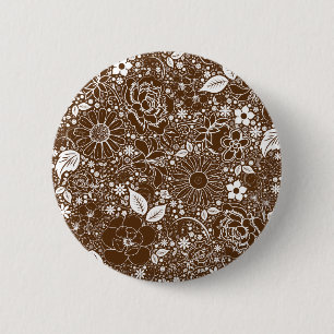 Chapa Redonda De 5 Cm Beauties Brown