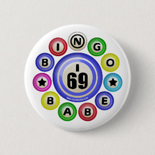 Chapa Redonda De 5 Cm Bebé del bingo I69