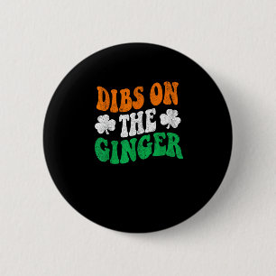 Chapa Redonda De 5 Cm Bebés En La Bandera Irlandesa Ginger Retro Funny S