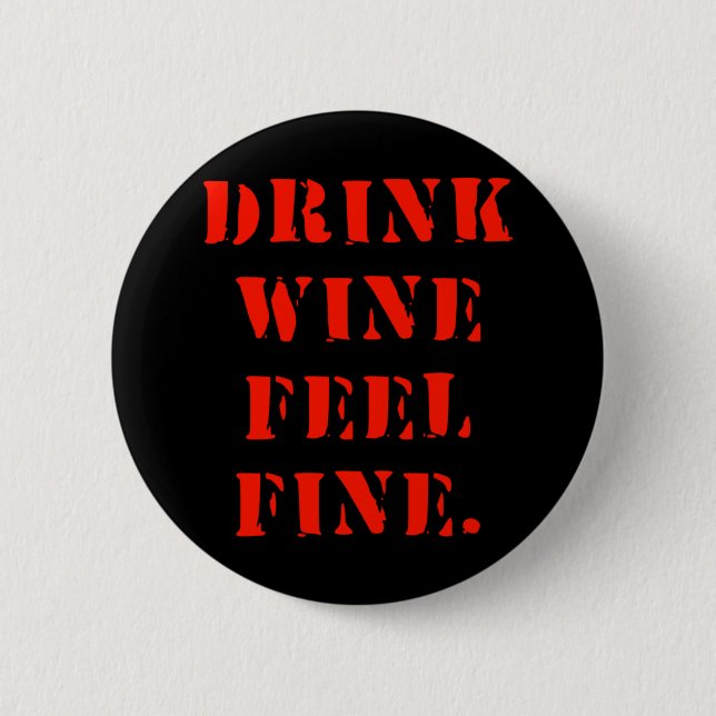 Chapa Redonda De 5 Cm Bebida Wine Feed Fine Sommelier Wine Tasting Gift (Anverso)