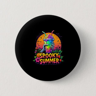 Chapa Redonda De 5 Cm Bebidas Divertidas de Verano Espeluznantes Vibraci