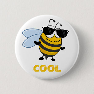 Chapa Redonda De 5 Cm Bee Guay   Gracioso Personalizable Trendy Bee