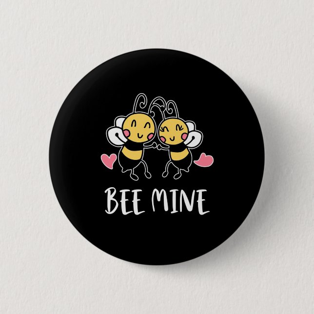 Chapa Redonda De 5 Cm Beekeeper Gift | Mina Bee (Anverso)
