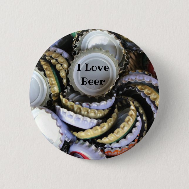 Chapa Redonda De 5 Cm Beer Lover Guay y Trendy (Anverso)