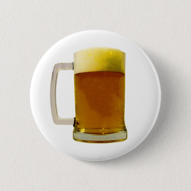 Chapa Redonda De 5 Cm Beer Mug (Anverso)