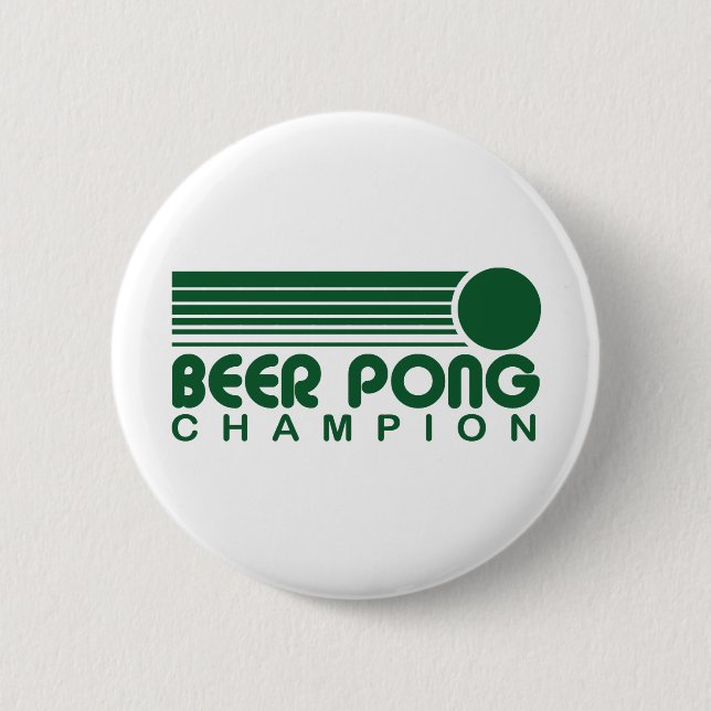 Chapa Redonda De 5 Cm Beer Pong (Anverso)