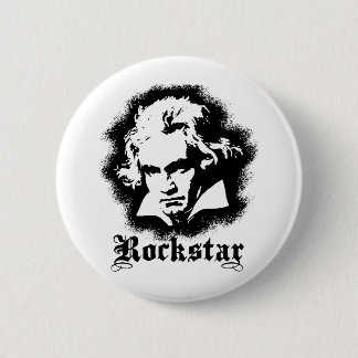 Chapa Redonda De 5 Cm Beethoven