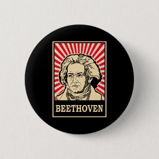 Chapa Redonda De 5 Cm Beethoven