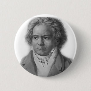Chapa Redonda De 5 Cm Beethoven