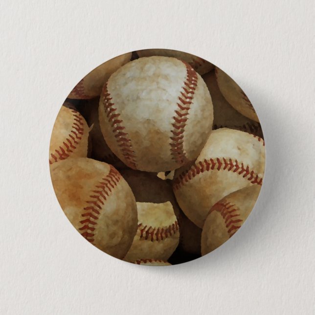 Chapa Redonda De 5 Cm Béisbol (Anverso)
