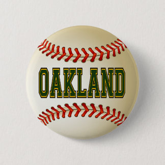 CHAPA REDONDA DE 5 CM BÉISBOL DE OAKLAND