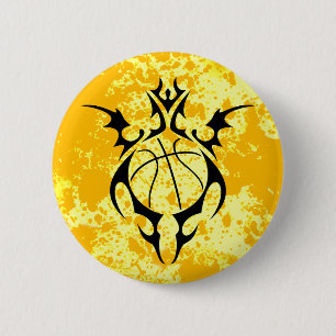 Chapa Redonda De 5 Cm béisbol tribal.