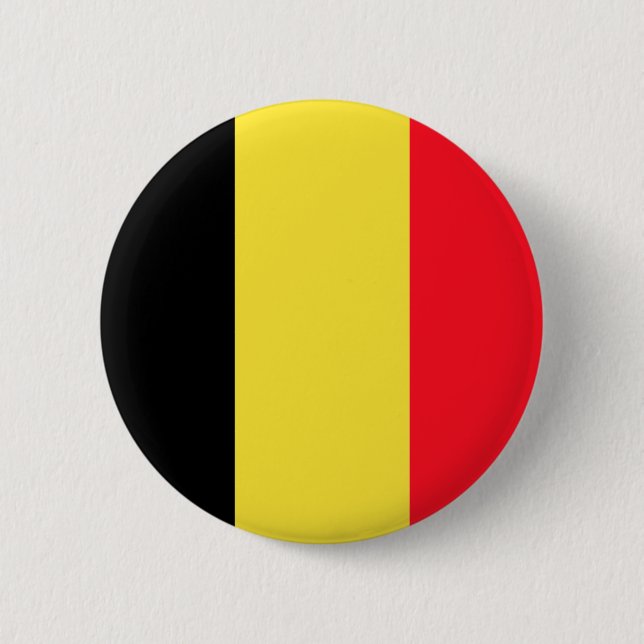 Chapa Redonda De 5 Cm Bélgica (Anverso)